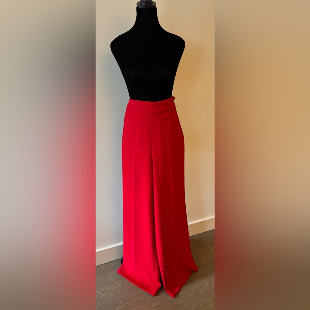 Zara Red Maxi Skirt
